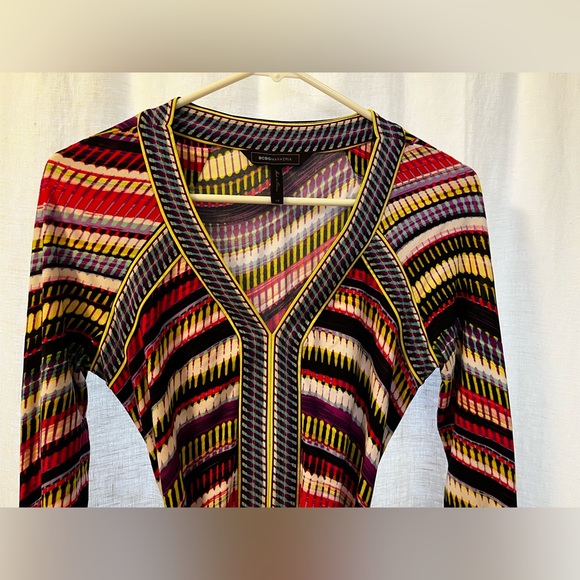 BCBG MaxAzaria, brightly colored, printed dress - Picture 7 of 10